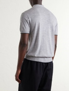 James Perse - Cashmere Polo Shirt - Gray