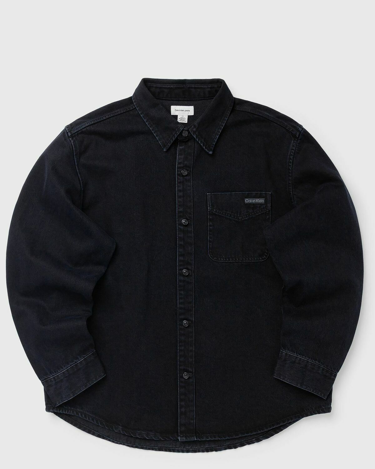 Calvin Klein Jeans BLUE BLACK STONE 90S OVERSHIRT Blue Men