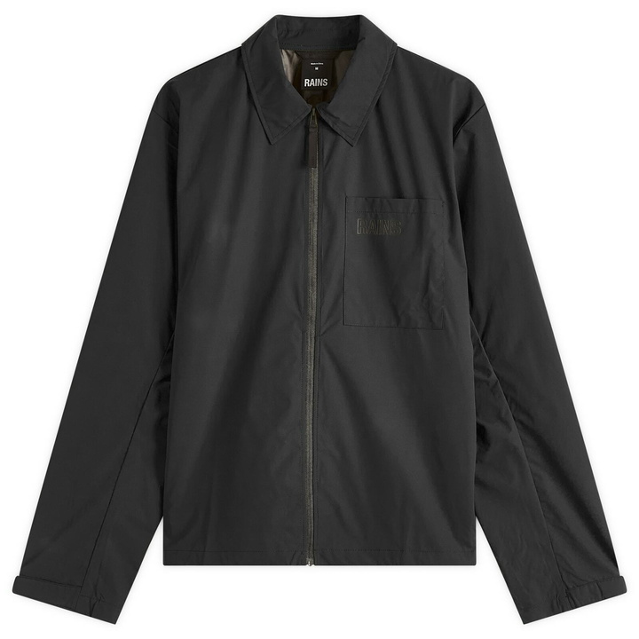 Photo: Rains Men's Mito Overshirt in Black