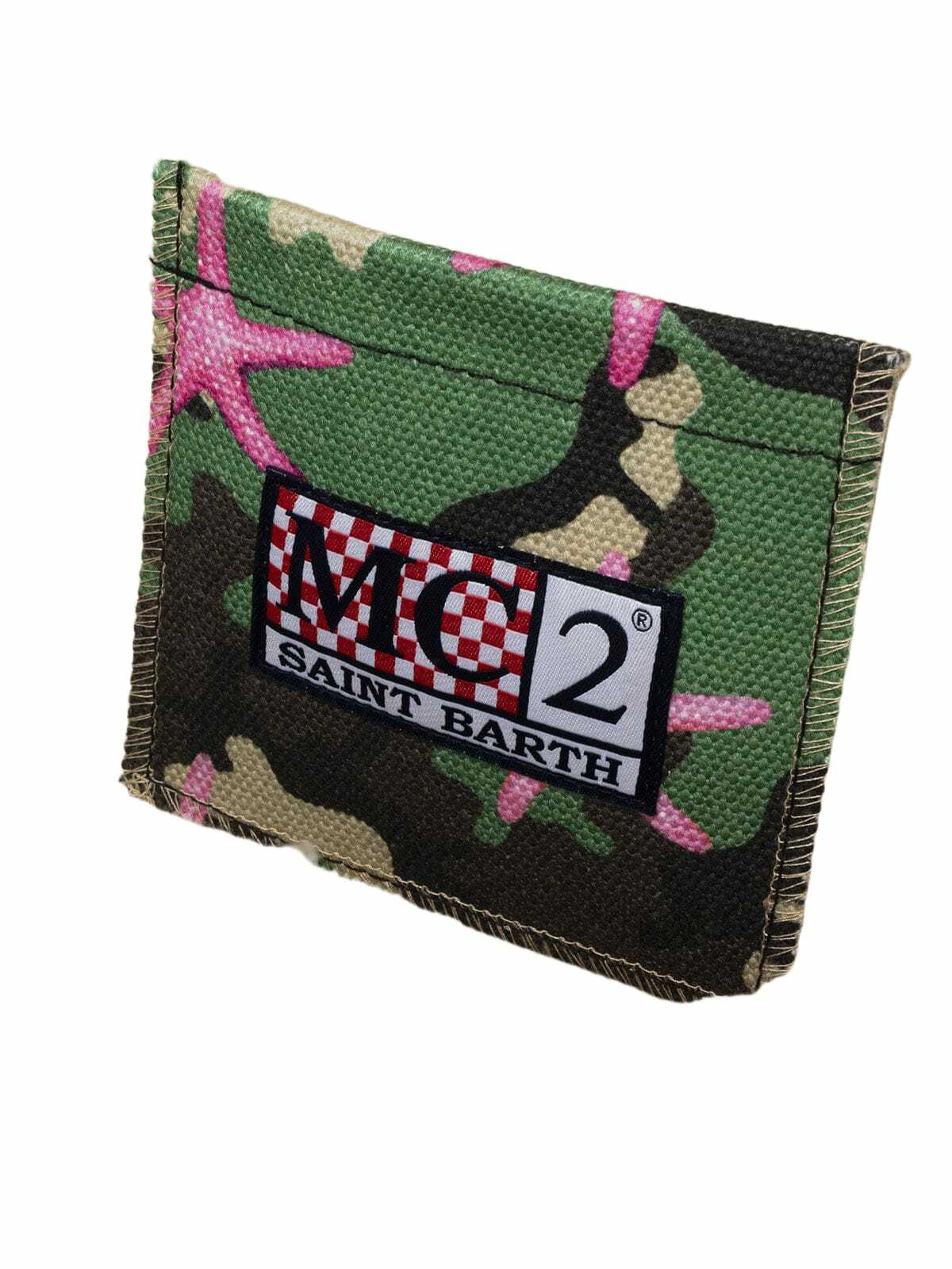 MC2 Saint Barth Camouflage Starfish Cotton Canvas Vanity Tote Bag