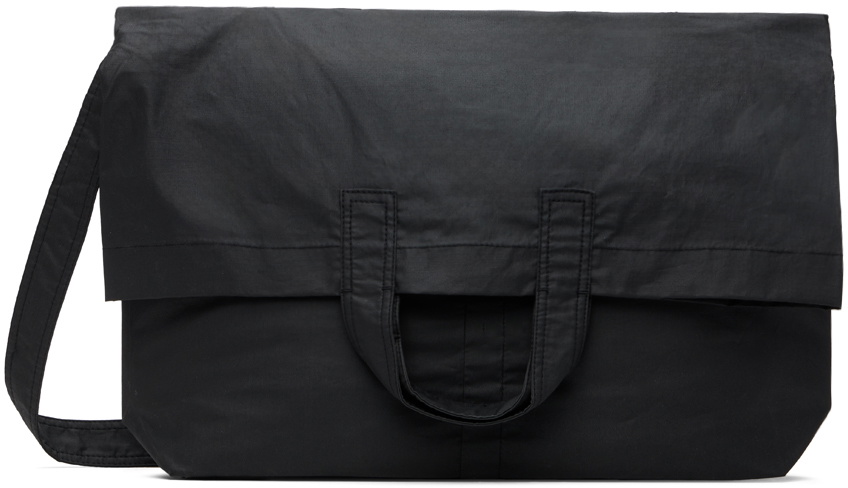 Jan-Jan Van Essche Black O-Project Dense Twill Carrier Bag