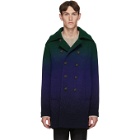 Missoni Blue and Green Degrade Peacoat