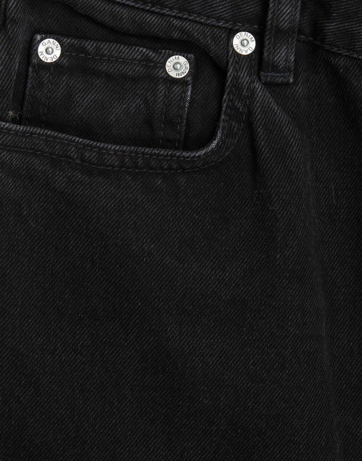 Ganni Womens Jeans in Black
