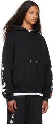 Heron Preston Black Heron Brushed Hoodie