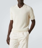 Brunello Cucinelli Ribbed-knit cotton polo sweater