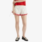 Damson Madder Women's Jenna Bloomer Shorts in White