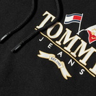 Tommy Jeans Men's Skater Prep Back Hoody in Black