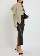 Tove Kiki Pinstriped Woven Shirt Natural