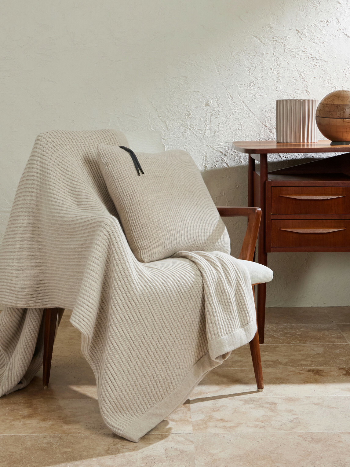 Brunello Cucinelli - Ribbed Cashmere Blanket
