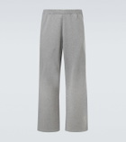 Balenciaga Cotton jersey wide-leg sweatpants