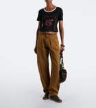 Isabel Marant Beth snake-effect leather sneakers
