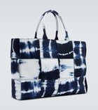 Bottega Veneta Acro Large tie-dye denim tote bag