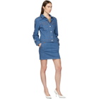 Kreist SSENSE Exclusive Blue Denim Sailor Skirt