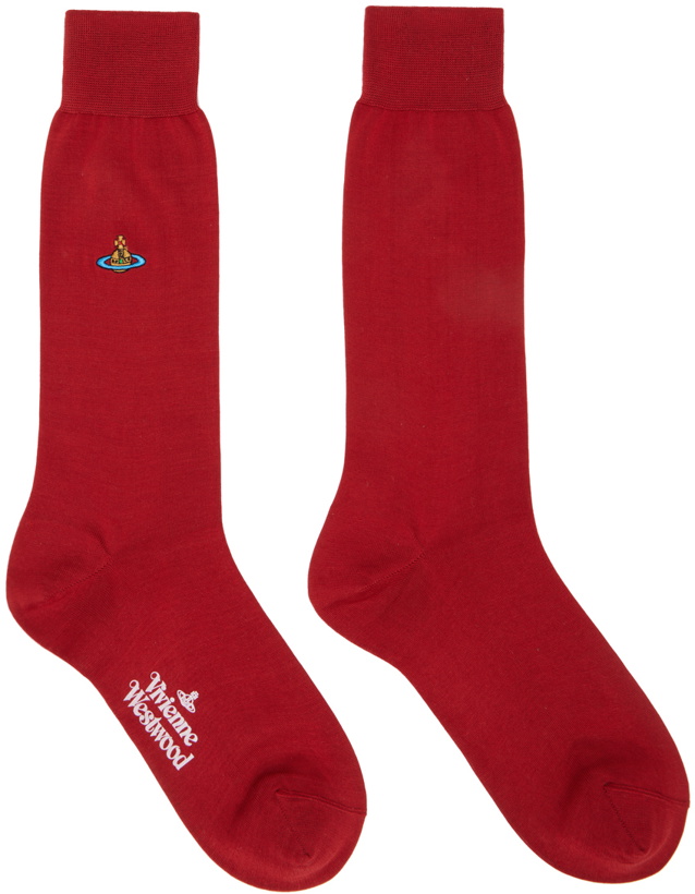 Photo: Vivienne Westwood Red Plain Socks