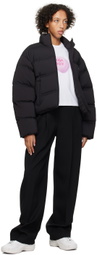 Alexander Wang Black Cropped Down Jacket