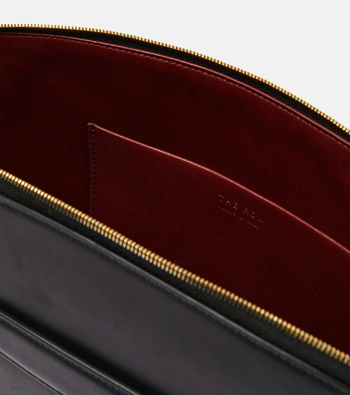 The Row - Ellie leather clutch The Row