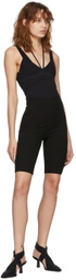 ANDREADĀMO Black Knit Shorts