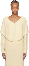 TOVE Off-White Malia Sweater