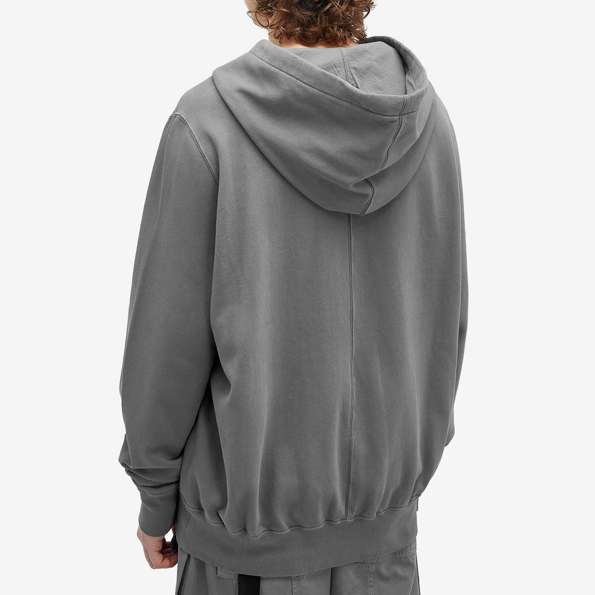 Rick Owens DRKSHDW Men's Porterville Popover Hoodie in Stone/Pearl