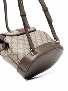 Gucci Neutral Ophidia Mini GG Supreme Backpack