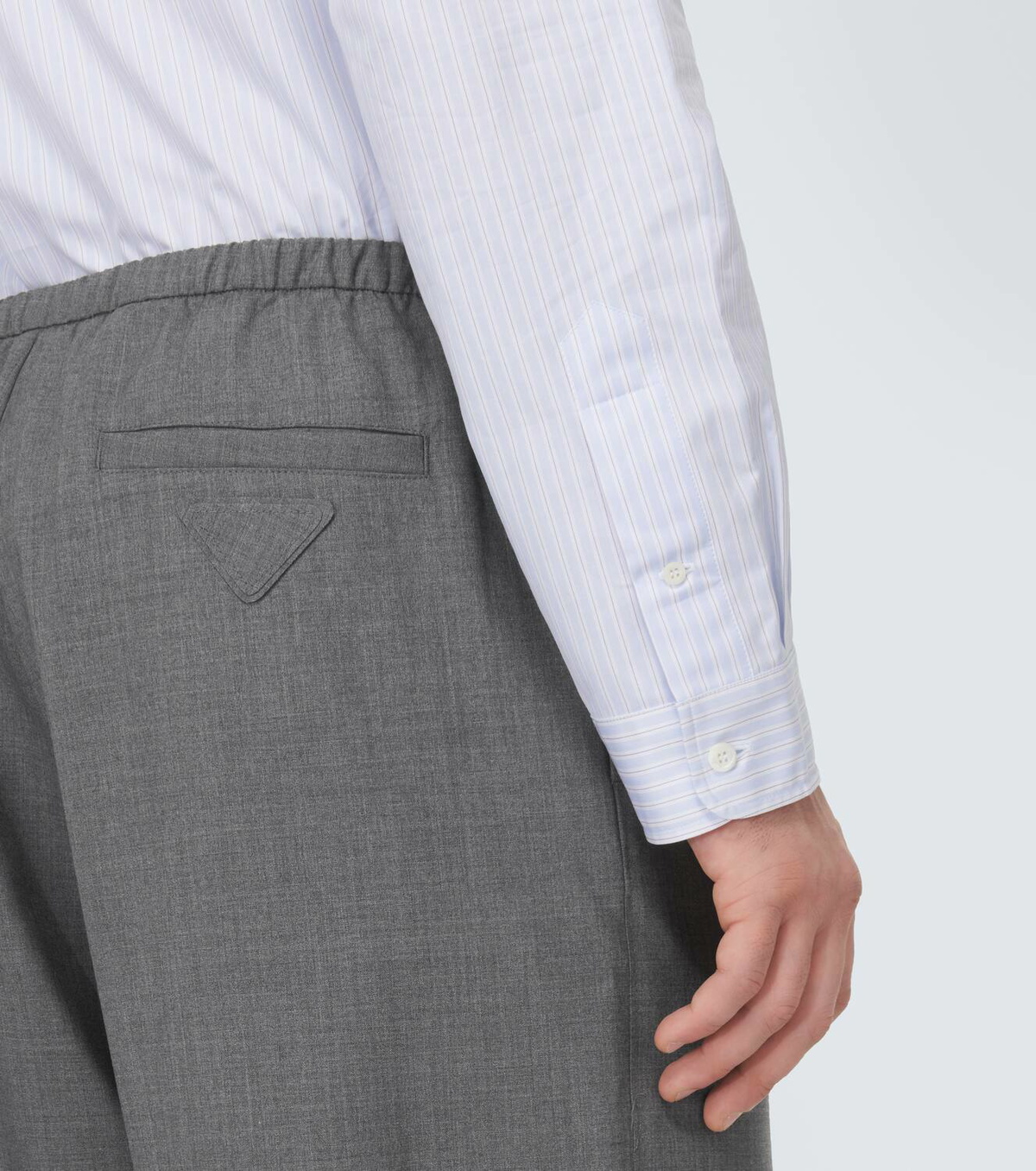 Prada Virgin wool straight pants Prada