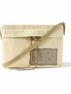 Acne Studios - Andemer Leather-Appliquéd Coated-Canvas Messenger Bag