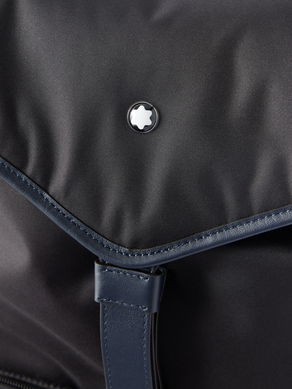 Montblanc - Panorama Leather-Trimmed Shell Backpack