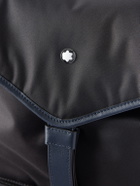 Montblanc - Panorama Leather-Trimmed Shell Backpack