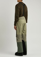 Moncler Grenoble Colour-blocked Padded Gore-tex ski Trousers Green