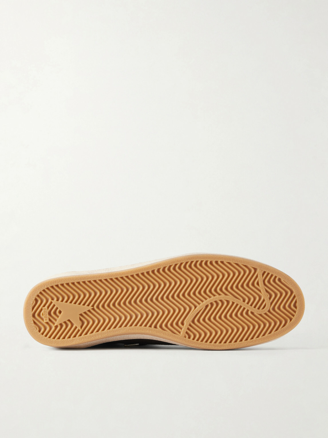 Golden Goose - Ball Star Distressed Leather Sneakers - Brown