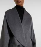 Róhe Scarf-detail wool and cashmere coat
