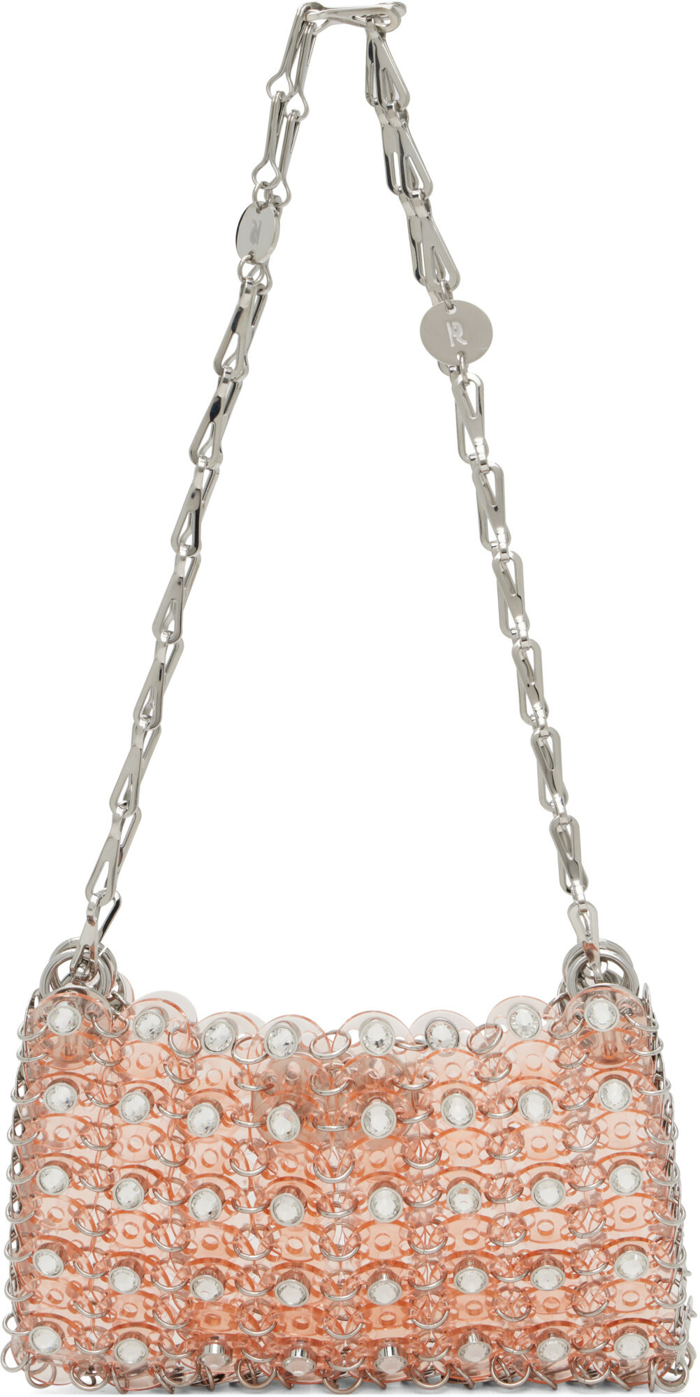 Rabanne Pink 1969 Nano Shoulder Bag