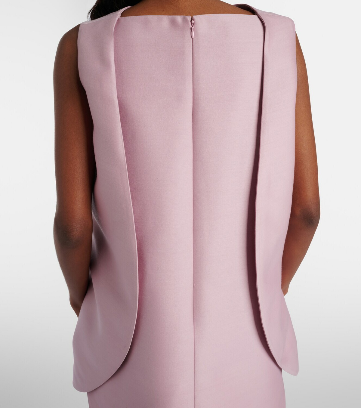 Balenciaga Silk and wool minidress