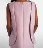 Balenciaga Silk and wool minidress