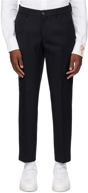 Photo: Golden Goose Navy Tapered Trousers