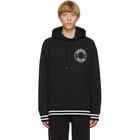 Burberry Black Logo Graphic Hoodie