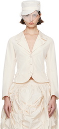 Renaissance Renaissance SSENSE Exclusive Bridal Capsule Tank Double Layer Blazer