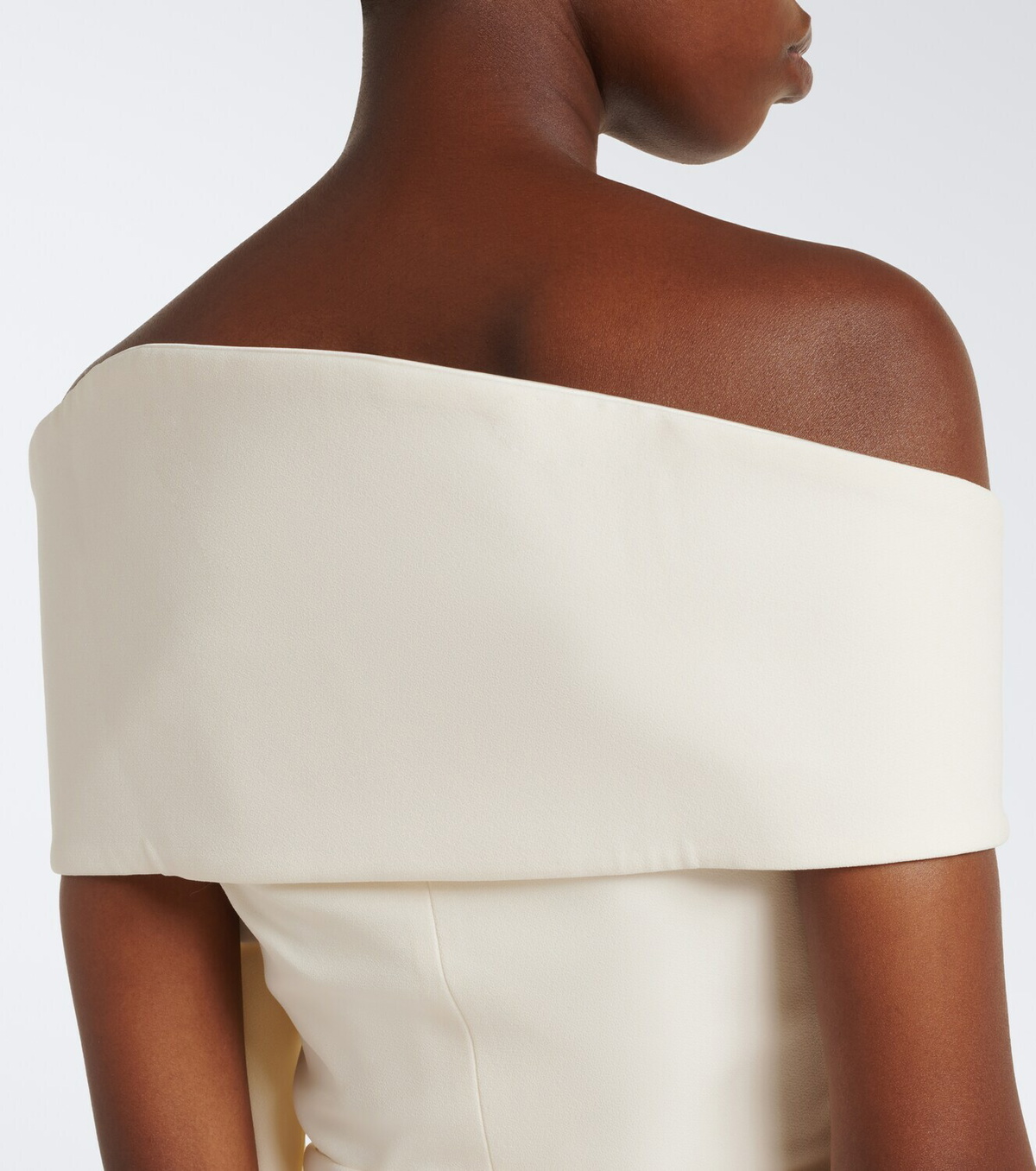 Safiyaa Bridal Giorgia crêpe gown