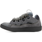 Lanvin Gray Monocolor Curb Sneakers