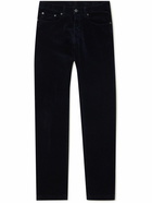 Massimo Alba - Alunga Straight-Leg Cotton-Velvet Trousers - Unknown