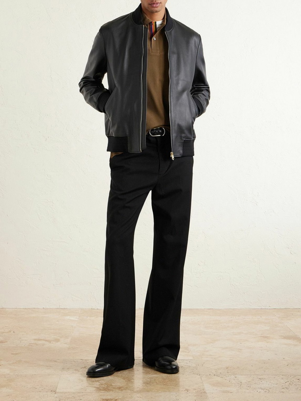 Photo: Paul Smith - Cotton-Piqué Polo Shirt - Brown