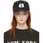 Alexander Wang Black Nylon Baseball Cap