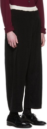 Maison Margiela Black Cotton Trousers