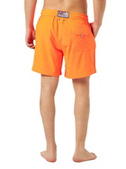 MC2 Saint Barth Man Fluo Orange Comfort Swim Shorts