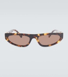 Miu Miu Logo cat-eye sunglasses