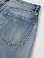 John Elliott - Wyatt Straight-Leg Distressed Jeans - Blue