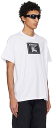 Burberry White Prorsum Label T-Shirt