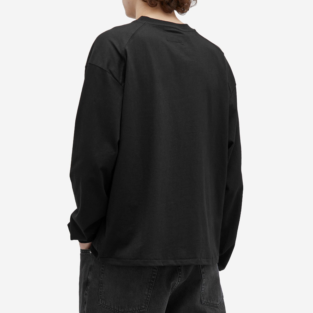 Rhude Men's Petrol R Crew Sweat in Vintage Black