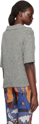 ERL Gray Patch Pocket Polo