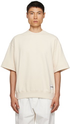 Jil Sander Beige Patch Sweatshirt